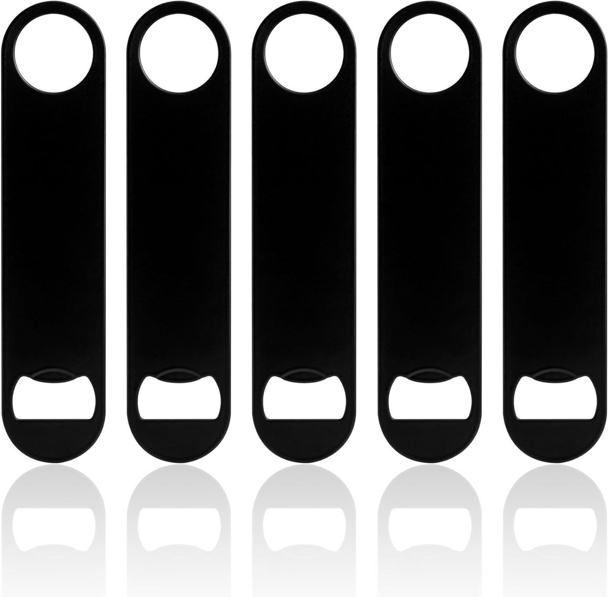 Robuuste RVS Flesopener voor Bier en Drank - Set van 5 Stuks voor Keuken en Bar