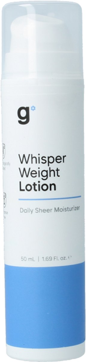 Gladskin Whisper Weight Lotion (50 ml) – Ultralichte gezichtscrème voor alle huidtypes, parfumvrij, met 5 pure ingrediënten – Hydraterende dagelijkse verzorging voor tieners en volwassenen