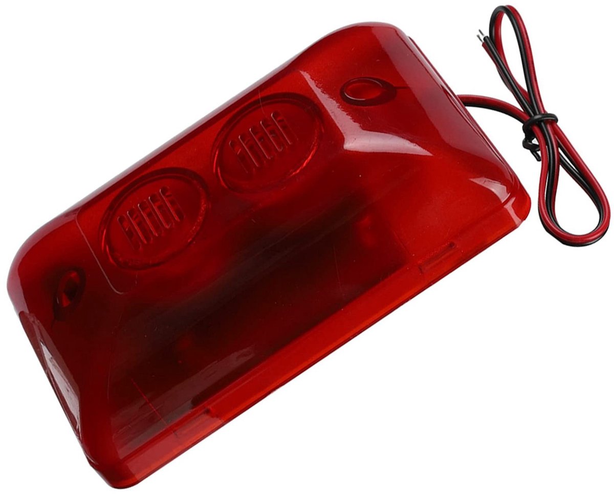 Store_9 - Bedrade Strobe Sirene - Veiligheid Alarm - Rood Knipperend Licht - Waarschuwingslampje - Verkeerslicht - 12V 15W - Geschikt voor Outdoor