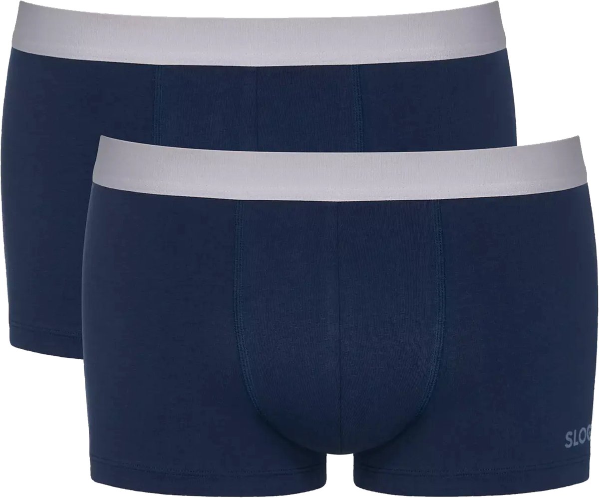 sloggi men GO ABC 2.0 Hipster 2P Heren Onderbroek - NAVY - Maat S