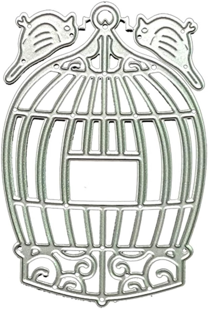 Metalen Snijmal voor Vogelkooi - DIY Scrapbooking, Album, Kaarten en Creatieve Projecten