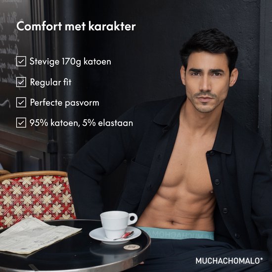 Muchachomalo Boxershort Heren – 10 Pack – 95% Katoen – Heren Ondergoed – Kleding – Stevig Ondergoed – Onderbroeken Heren