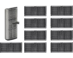 10 stuks HEPA-filteraccessoires-voor Dreame L10s Ultra Gen 2 / X40 Ultra / X40 Master / L40 Ultra / L10s Pro Ultra / X30 Ultra / L10s Ultra Gen 3 stofzuiger-actieve koolstoffilter-reserveonderdelen