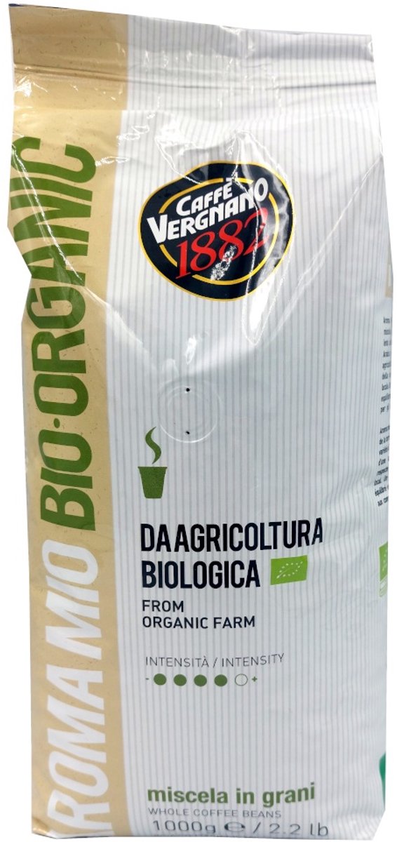 Caffe Vergnano 1882 Daagricoltura Biologica - koffiebonen - 1kg