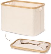 Trendy Meije® Opvouwbare Wasmand - Licht Beige - 40 Liter - Wasbox - Heupwasmand