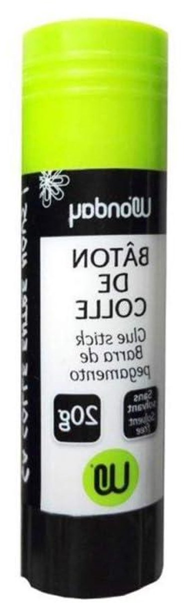 Plantaardige Lijmstift - Lijm Pen - Knutselen en Hobby - Oplosmiddelvrij en Niet Giftig - 20 g - Wit