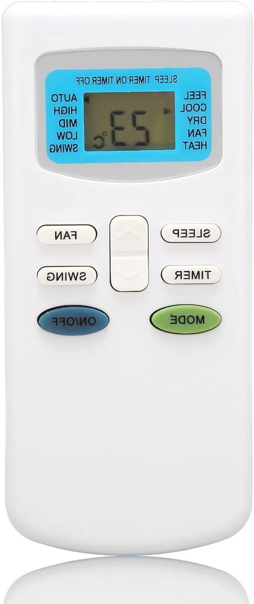 Airco Afstandsbediening - Universele Controller - Airco Bediening - Geen Installatie Nodig - 10 Meter Bereik - Wit