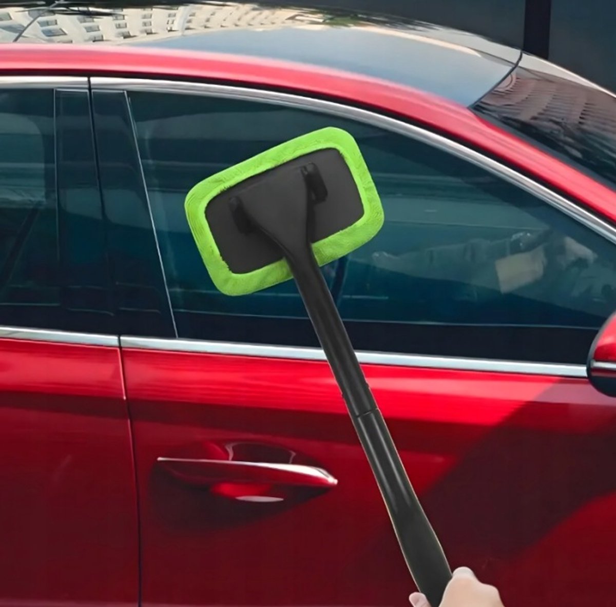 Geschikt voor autoborstelreinigers voor ramen, achteruitkijkspiegels en microvezelglas.