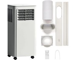 UFTA Mobiele Airconditioner - Luchtkoeler - Ventilatoren - 2,05 kW - 7000 BTU - Ruimtevaartformaat tot 54 m3 (18 ㎡ ) - Wit