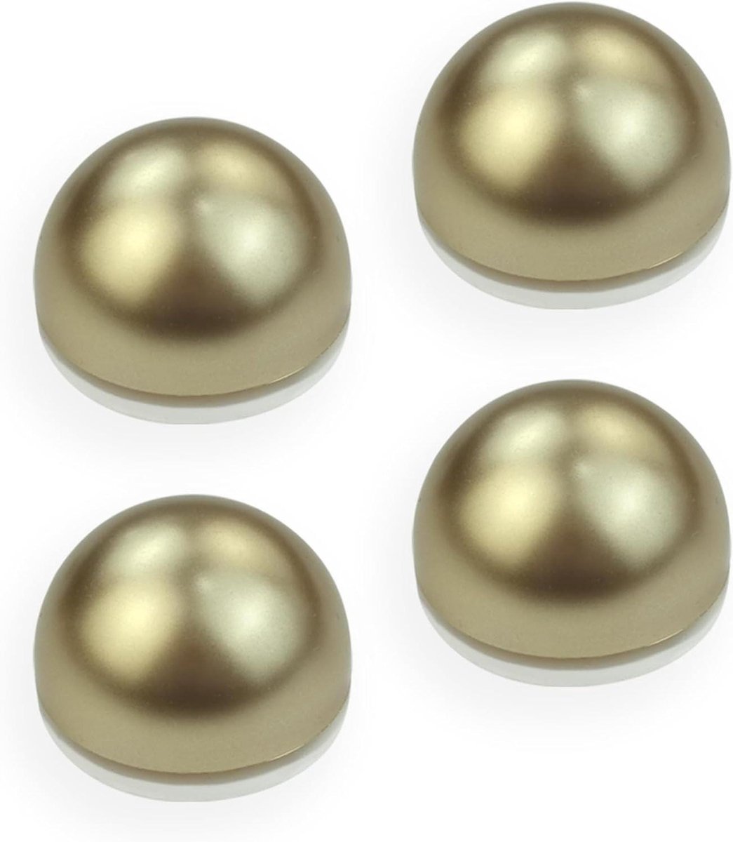 Deurstoppers Zelfklevend - Deur Bumpers - Muren Beschermen - Stootdempend Geluidsreducerend - Set van 4 - Goud