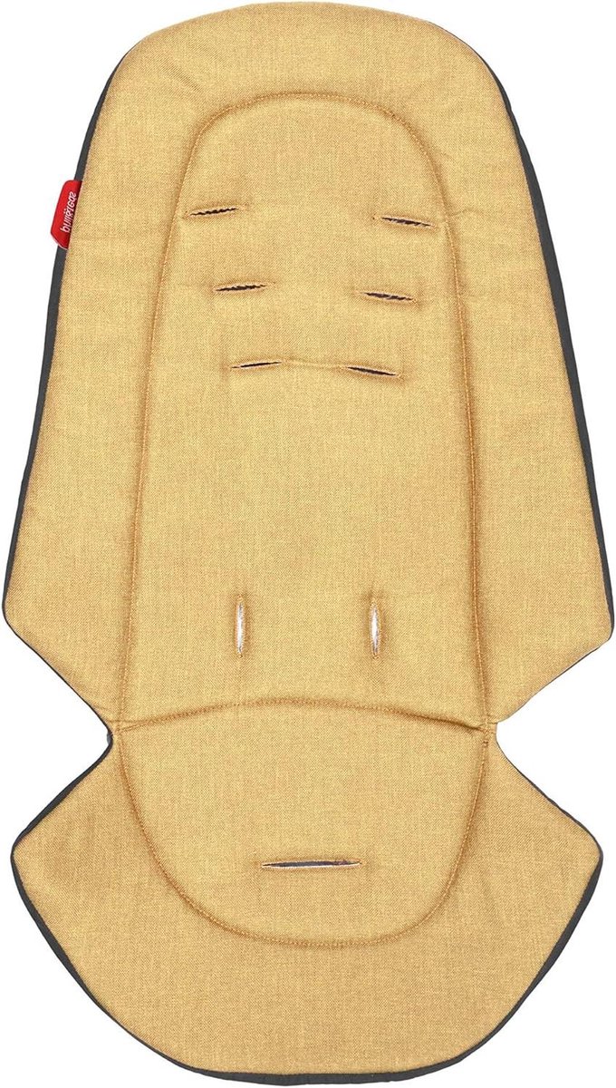 Kinderwagen Inleg - Zitverkleiner - Comfortabel Reizen - Omkeerbaar Ontwerp - 78 x 45 cm - Boterscotch