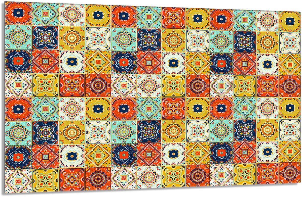 TMK ArtDeko Serie - Beschermende Glasplaat - 80x52 cm - Hardglas - Mozaïek