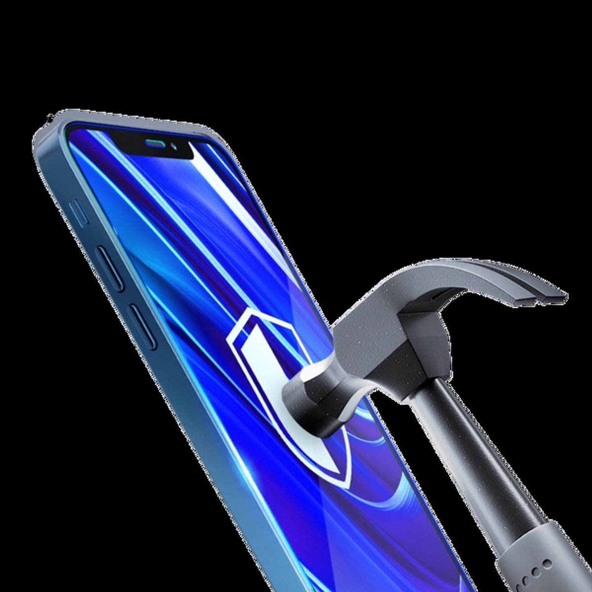 3MK All-In-One Serie - Gehard Glas Screenprotector - Hammer Phone - 5 stuks - Natte Montage