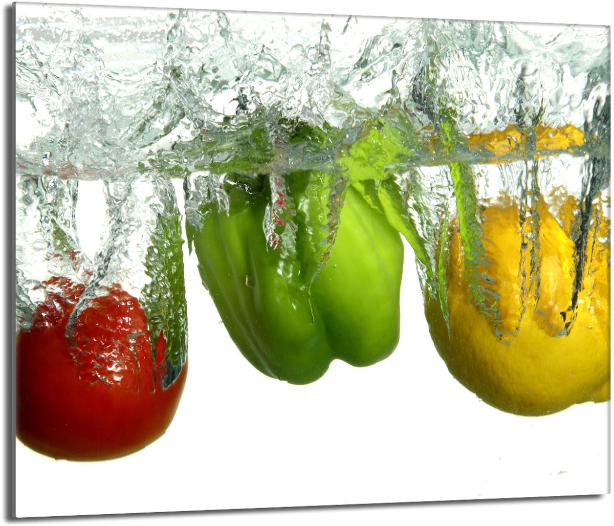 TMK ArtDeko - Snijplank - 60x52 Paprika - Glas - Beschermplaat