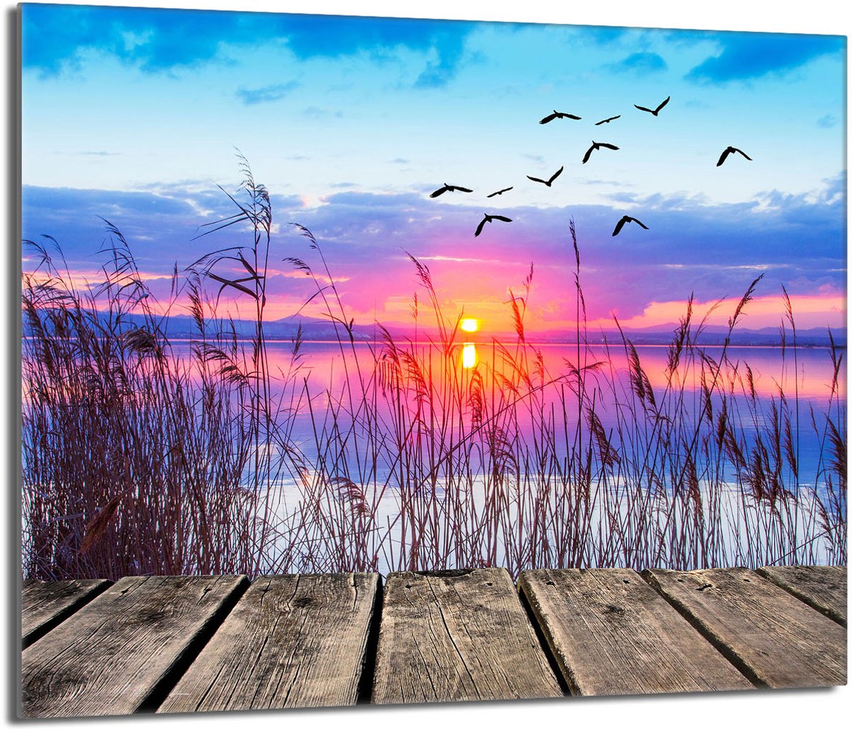 TMK ArtDeko 60x52 - Glas Beschermplaat - Snijplank - Spatscherm
