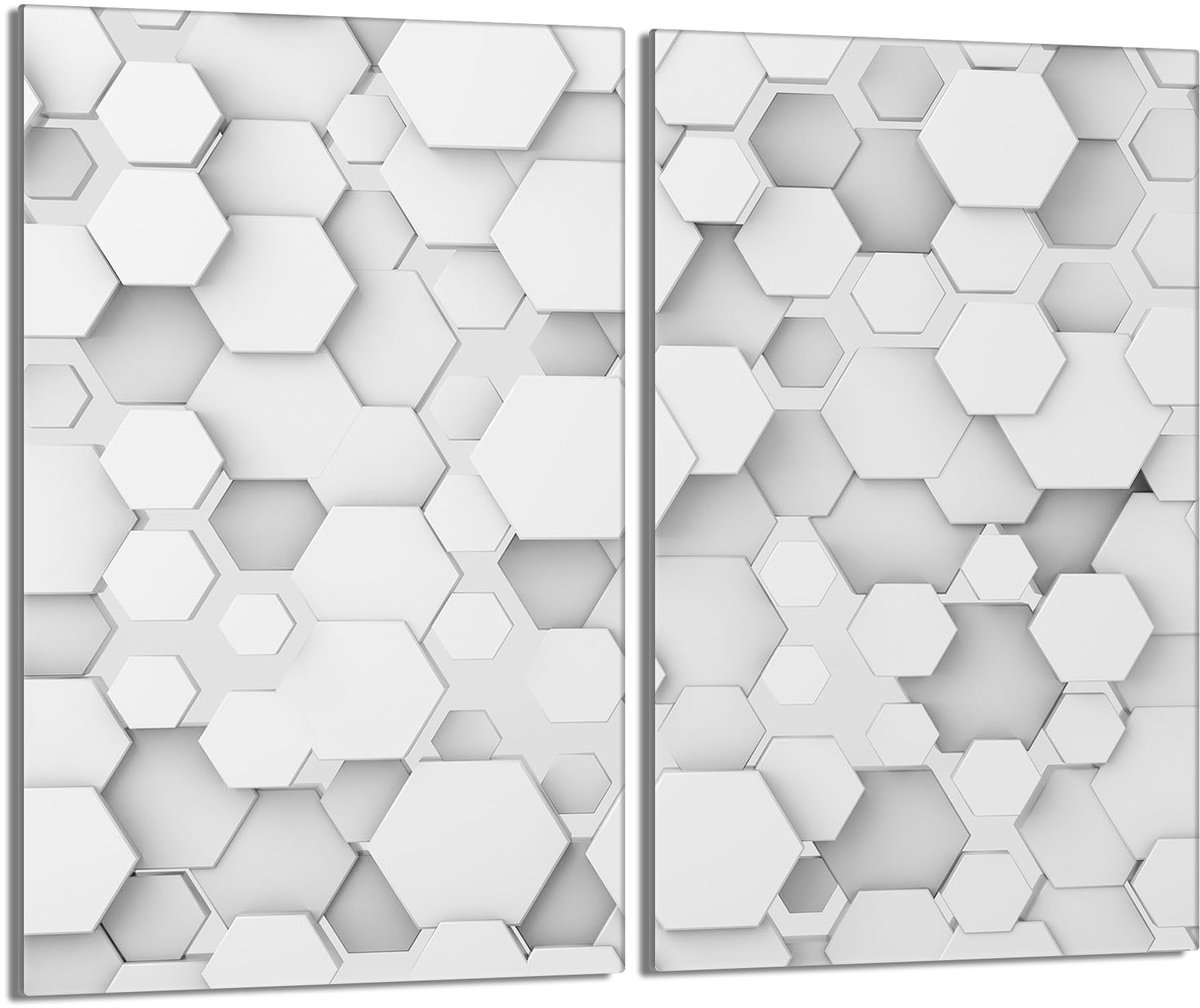 TMK ArtDeko - Snijplank - 2x30x52 cm - Glas - Hartvormige Veiligheidspaneel