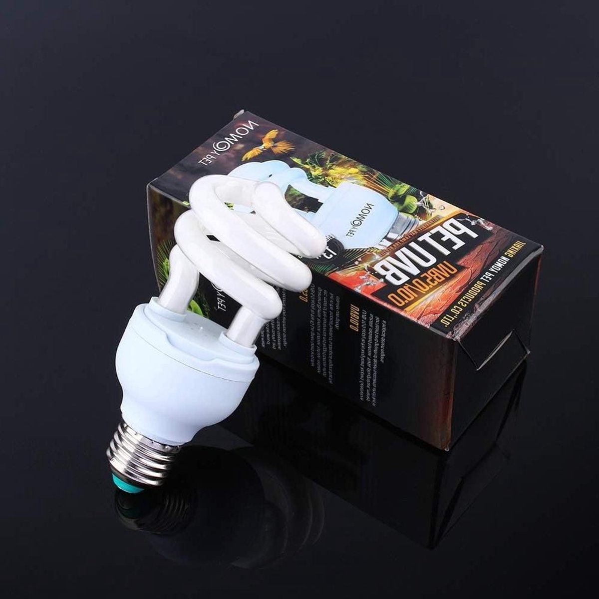 UVB Gloeilamp - Reptielenlamp Terrariumlamp - Calciumstofwisseling Bevorderen - Simuleert Woestijnomgeving - 50 cm Bereik - UVB