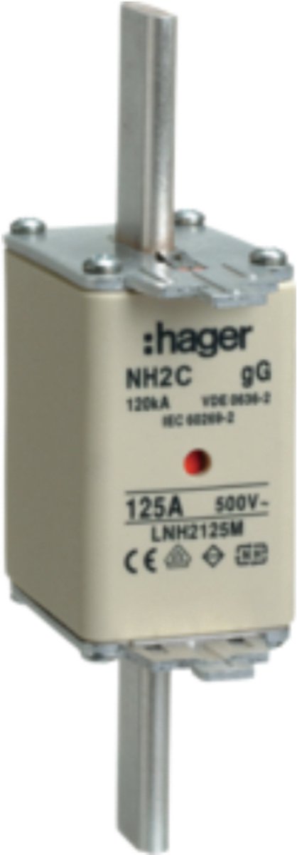 Hager LNH2125M HAG MESPAT.NH2C KTF M125A 500V per 3