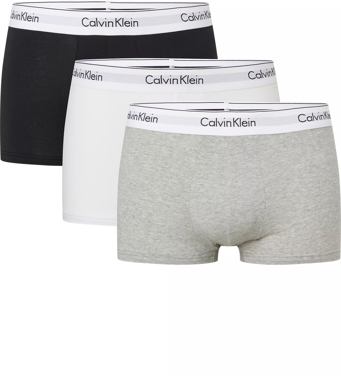 Calvin Klein Trunk (3-pack) - heren boxers normale lengte - multicolor