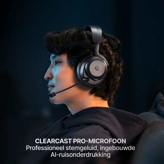 SteelSeries - Arctis Nova Pro Omni - Hi-Res Wireless Certified Gaming Headset - PC, PlayStation, Xbox & Switch - Zwart