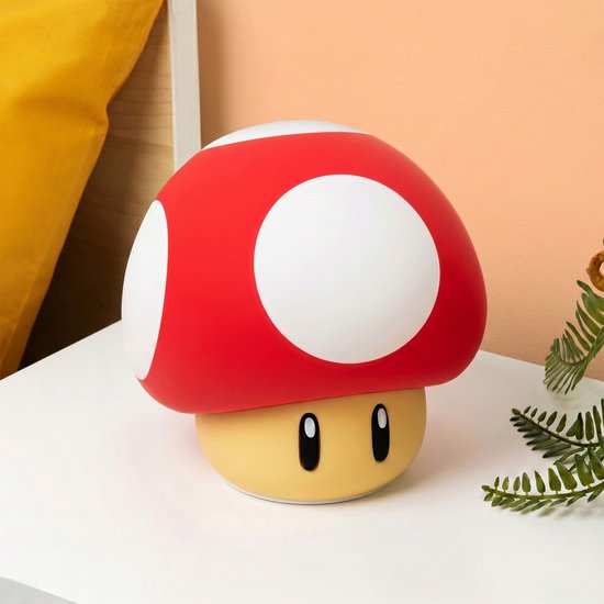 Super Mario Super Mushroom siliconen lampje van Paladone van super-mario — afbeelding 5
