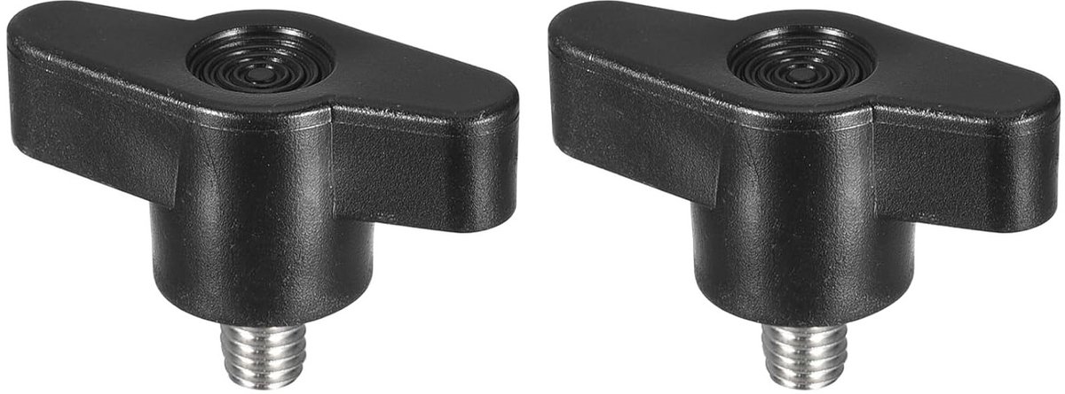 2-delige T-vormige klemschroefknop, M6 x 8 mm, roestvrij staal 304, handvaste schroefgreep voor snel en eenvoudig gebruik