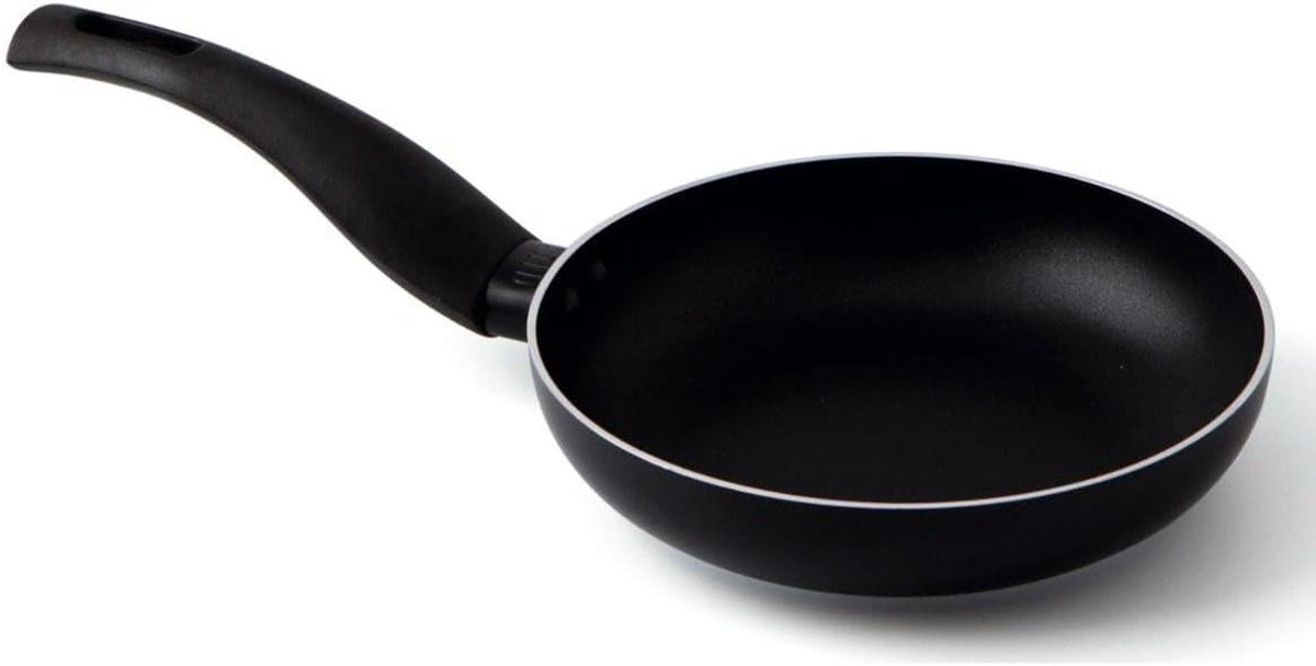 Braadpan Aluminium - Kookpan - Maaltijden Bereiden - Antiaanbaklaag - 18 cm - Meerkleurig