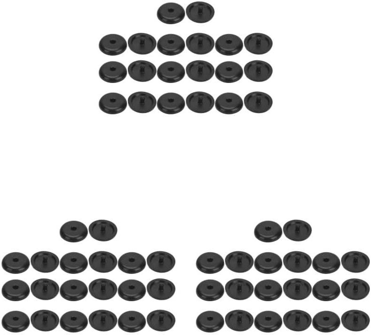 Veiligheidsgordel Stopknoppen - Gordel Clips - Voorkomen Glijden - Universeel Passend - 16 mm Diameter - Zwart