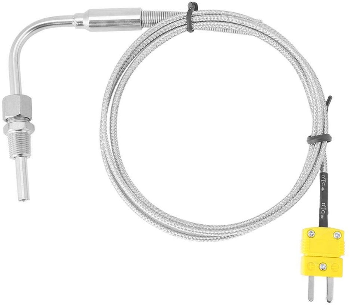 Allecto - K-Type Thermokoppel Temperatuursonde - Hoge Temperatuur Bestendig - Connector - Geschikt voor Temperatuurregela...