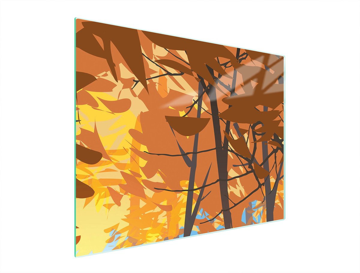 TMK ArtDeko Serie - Glas Snijplank - 52x40cm - Gehard Glas - Anti-slip