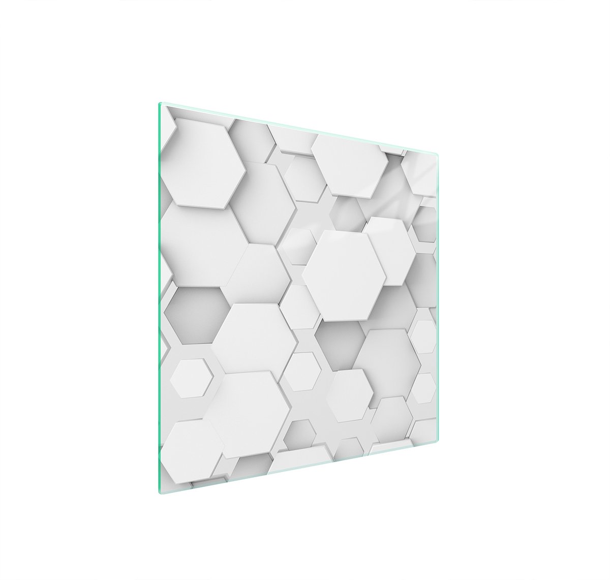 TMK ArtDeko Serie - Snijplank - Glas - 50x52 cm - Veelkleurig