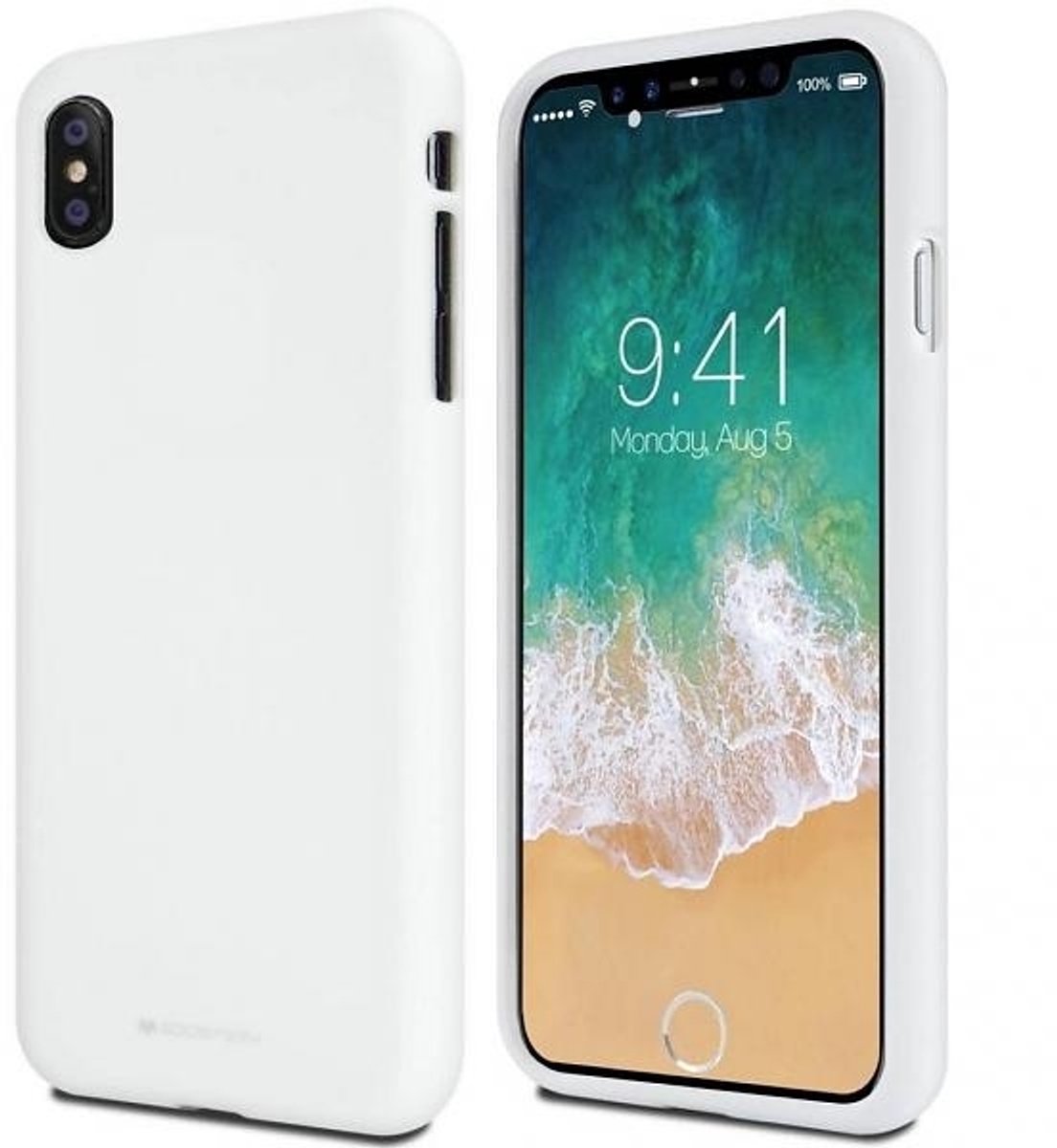 Mercury - Telefoonhoesje - iPhone Xs Max - Bijkleuren - Elegant Ontwerp