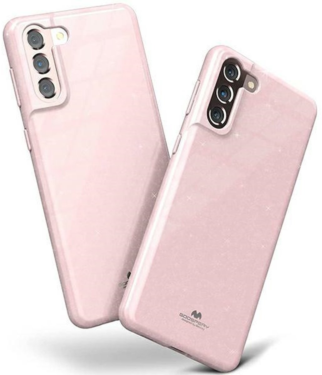 Mercury Jelly Case iPhone 14/13 6,1" lichtroze/roze