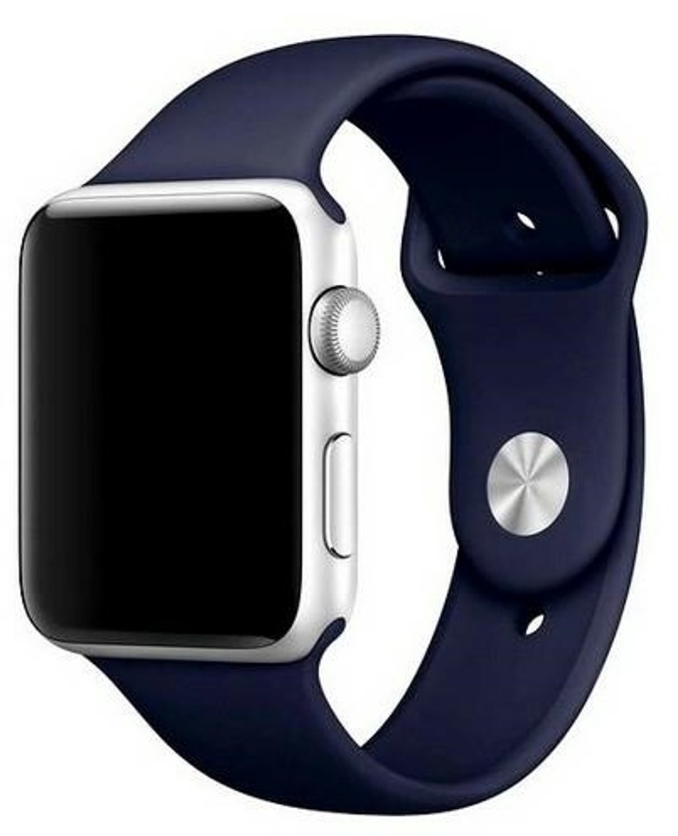 Mercury Silicon Apple Watch band 38/40/41 mm blauw/marine