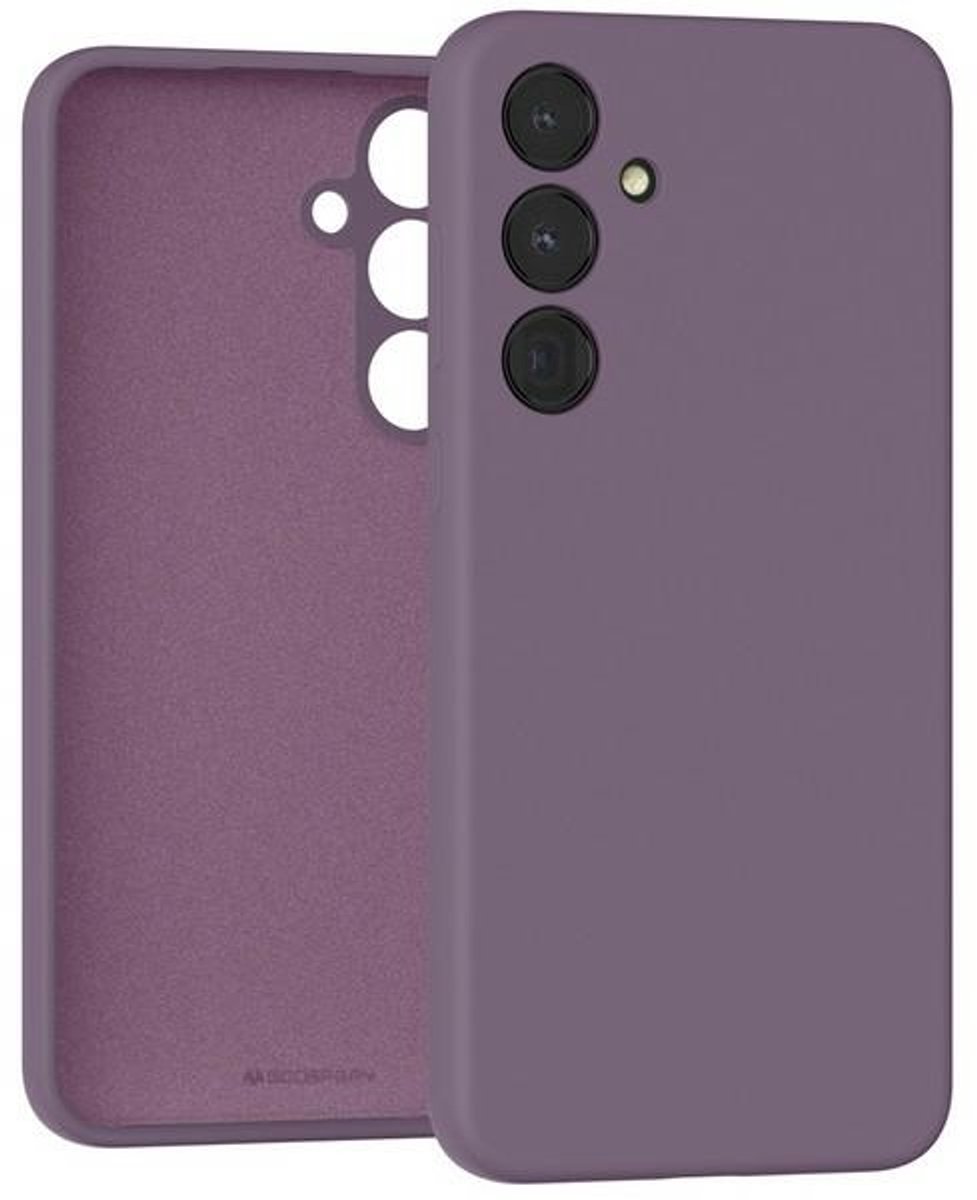 Mercury Silicone - Telefoonhoesje - Samsung A15 - Fiolet