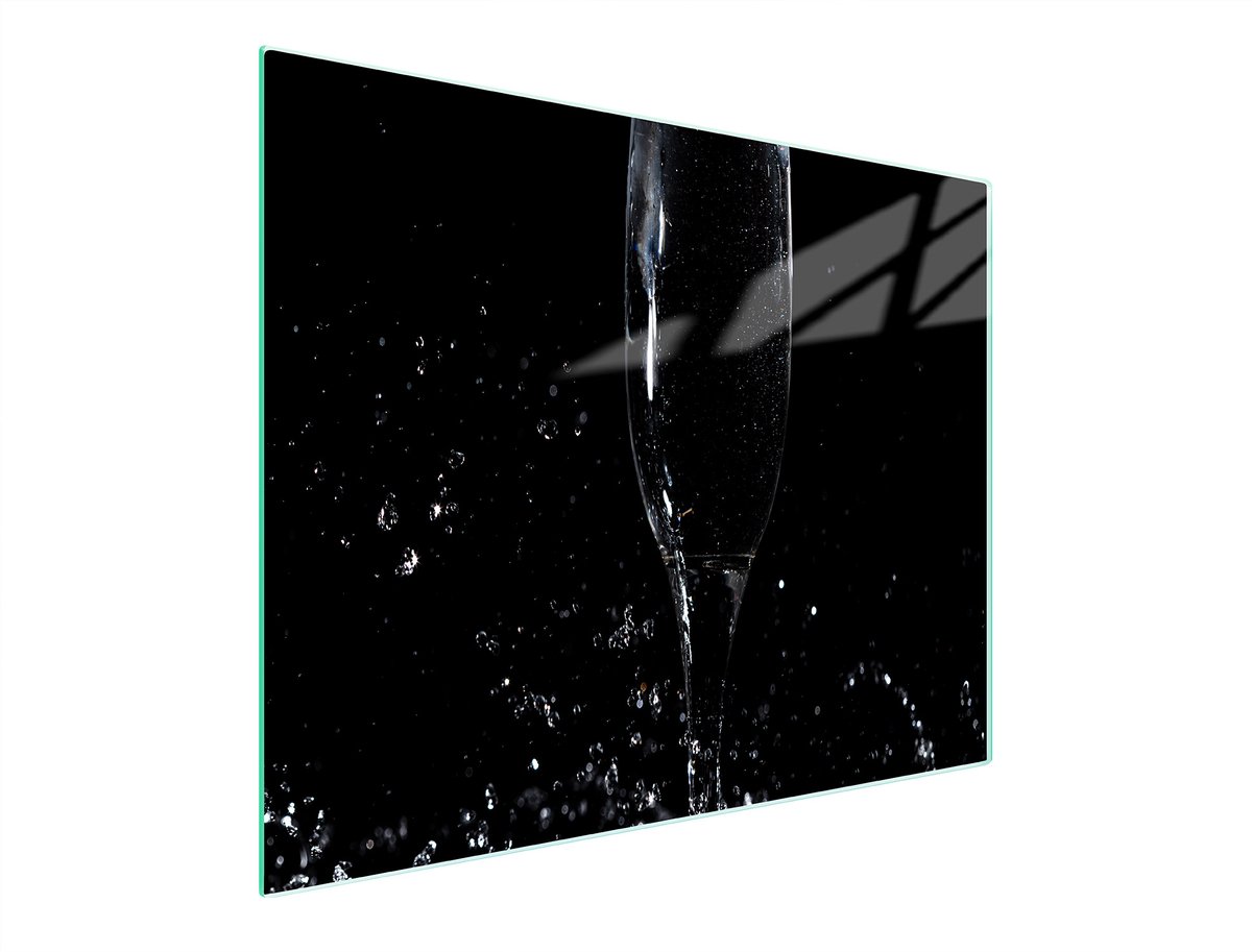 TMK ArtDeko - Snijplank van Gehard Glas - 52x30 cm - UV Druk - Siliconen Noppen