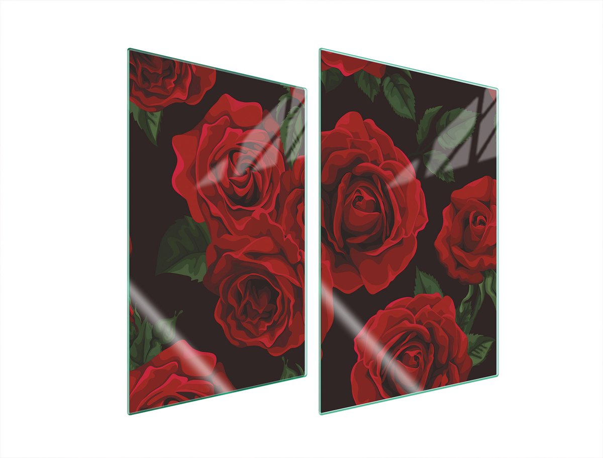 TMK ArtDeko - Snijplank - 2x35x52 cm - Roes - Glas