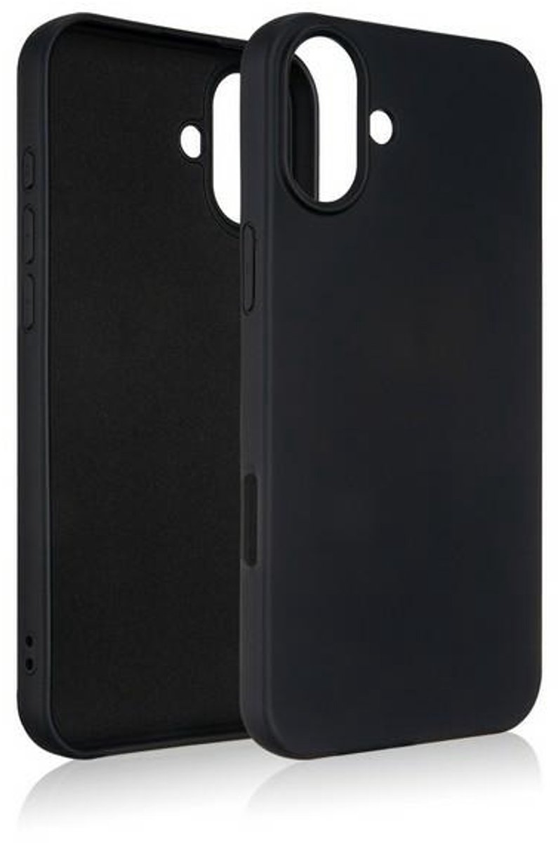Beline Siliconen Iphone 16 Plus 6.7 Hoesje Zwart