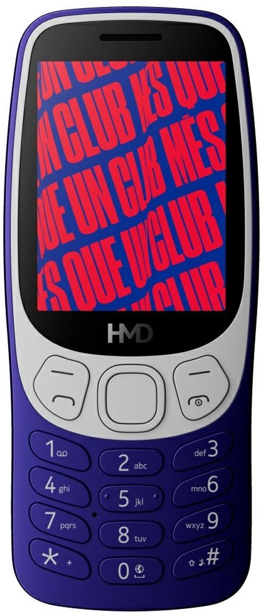 HMD Barca 3210 - Mobiele Telefoon - FC Barcelona Thema - Dual SIM - 2.4 inch