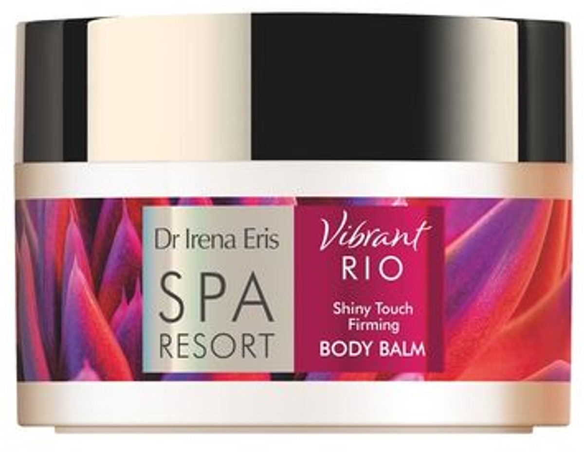 Dr. Irena Eris Spa Resort Vibrant Rio Shiny Touch Firming Body Balm 200 ml - Luxe Verstevigende En Glow Body Balm Met Shimmer Effect - Hydraterende Bodylotion Met Guarana En Groene Koffie Voor Een Gladde, Stralende En Stevigere Huid