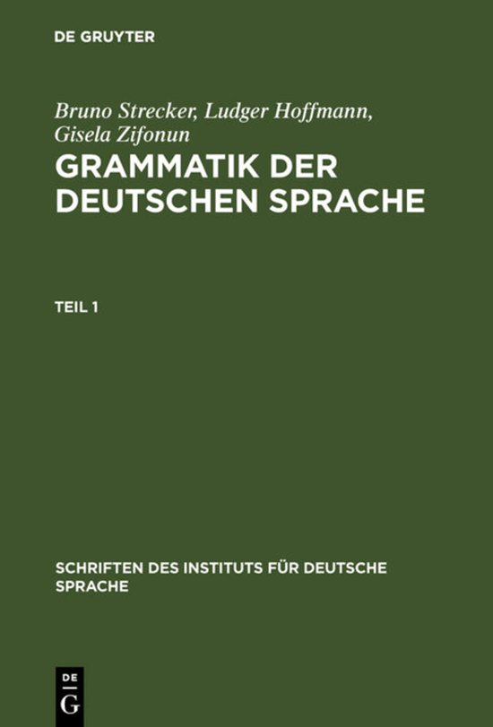 Grammatik der deutschen Sprache - cover