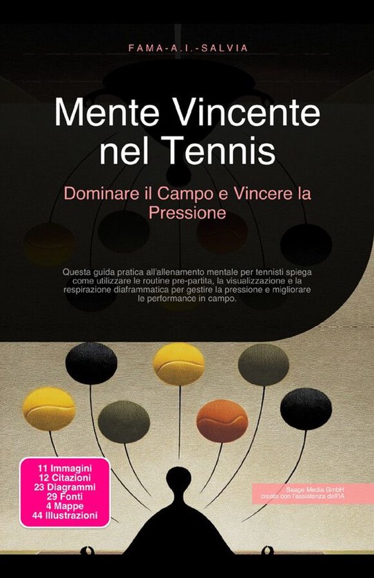Mente Vincente nel Tennis: Dominare il Campo e Vincere la Pr ... - cover