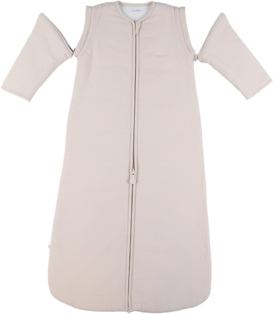 Noukie’s Slaapzak - Afneembare Mouwen - Beige - 50 cm