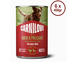 Carnilove Dog Blik Paté Duck & Pheasant 6 x 400 g