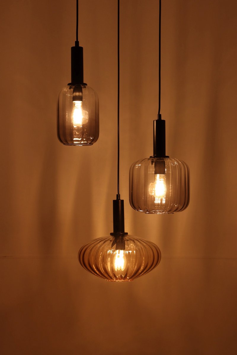 Globo - hanglamp - VALLETTA - multicolor - glas - Ø 55cm - E27 - 15719-3