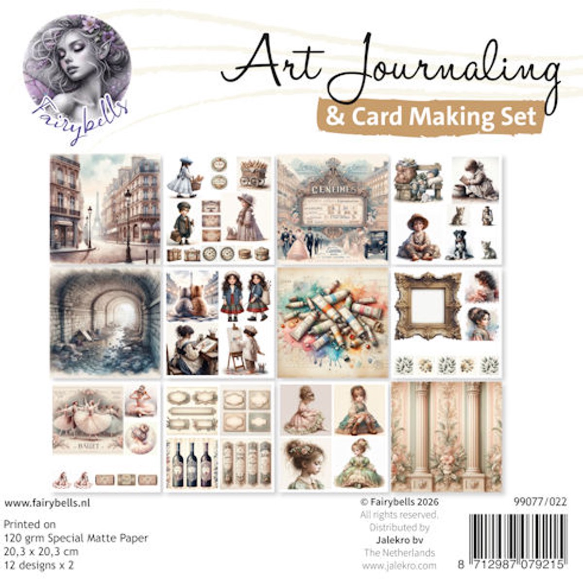 Art Journaling & Card Making Set 22 - a Paris