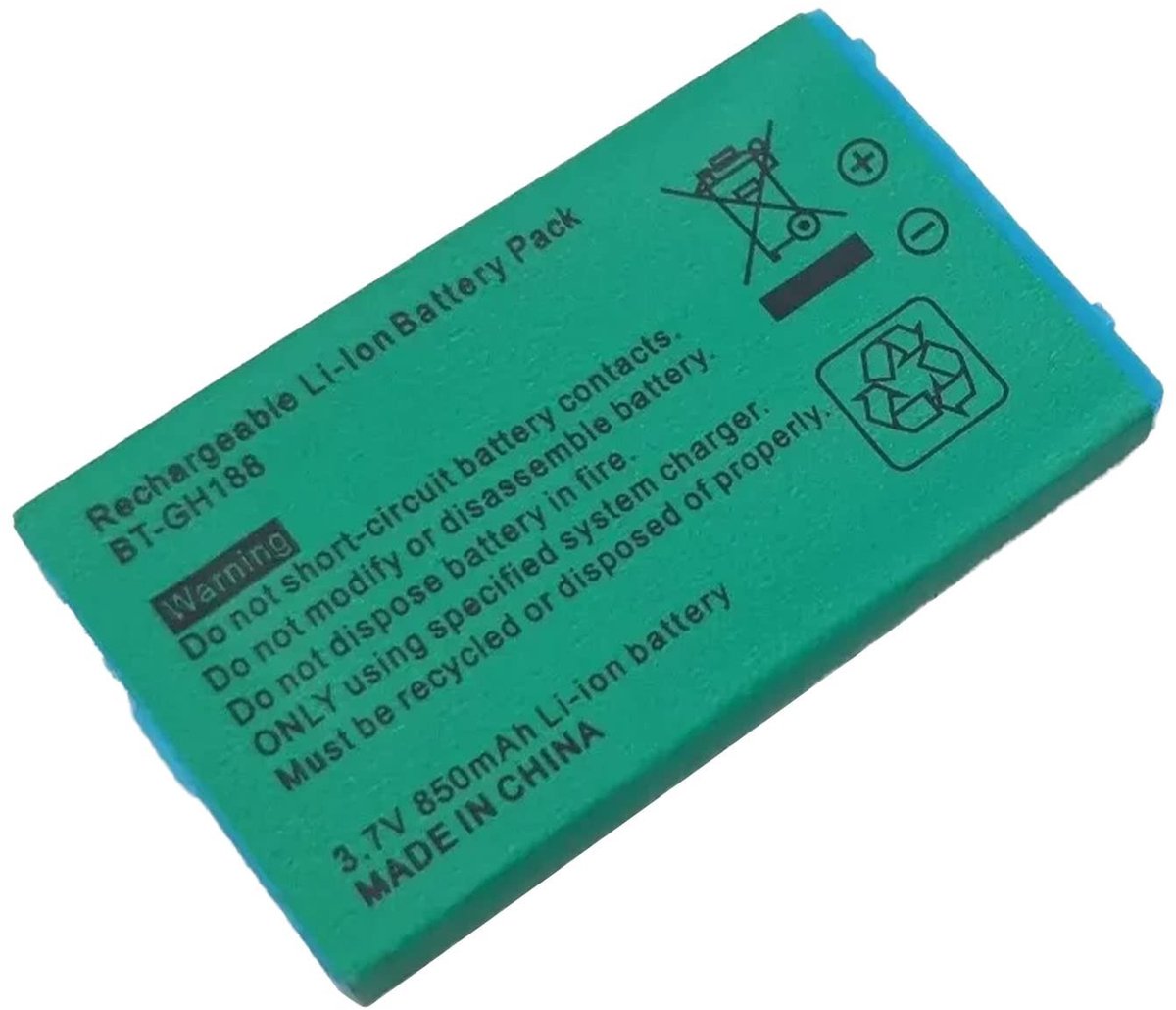 Allecto SP Batterij - Oplaadbare Lithium-ion Batterij - Eenvoudig te installeren - 850mAh - Vervangende accu voor Game Consoles - Geschikt vo...