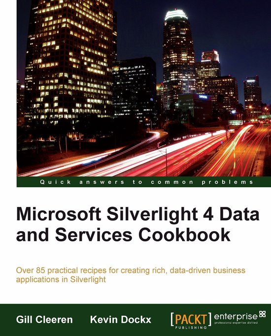 Microsoft Silverlight 4 Data and Services Cookbook - cover