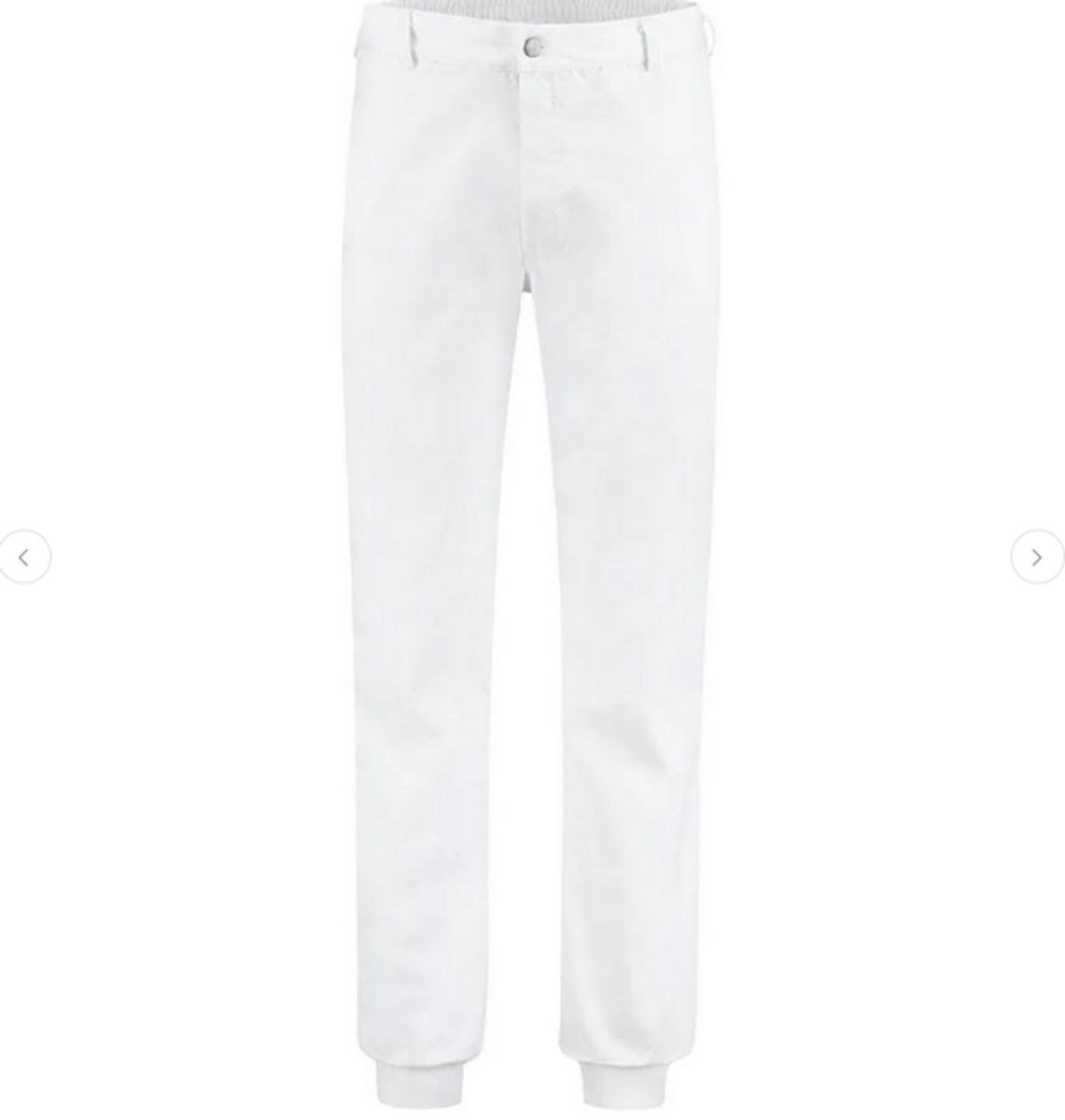 Bestex Werkbroek Food 65 polyester / 35 katoen 240 gr. m2. - wit 50