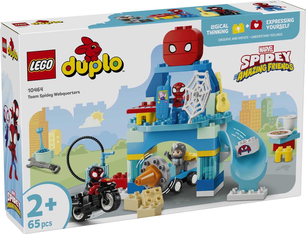 LEGO DUPLO ǀ Marvel Team Spidey Hoofdkwartier Bouwpakket voor Kinderen en Decoratie 10464 – foto 7